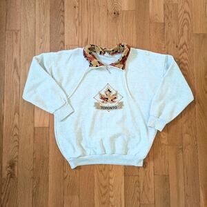 CityScape Retro Toronto Maple Leaf Pullover Sweatshirt